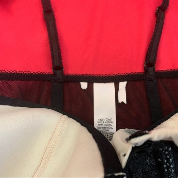 New Dream Angels Floral Lace Rings Bustier Corset - Picture 15 of 16